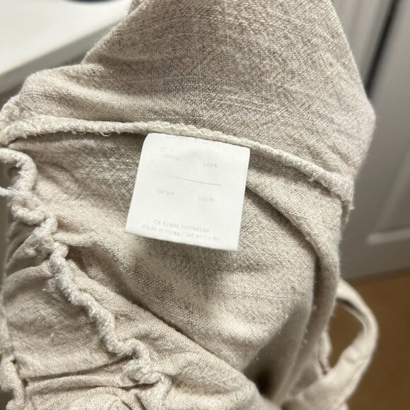 OAK + FORT Elastic Waist Pants Beige - Picture 8 of 12